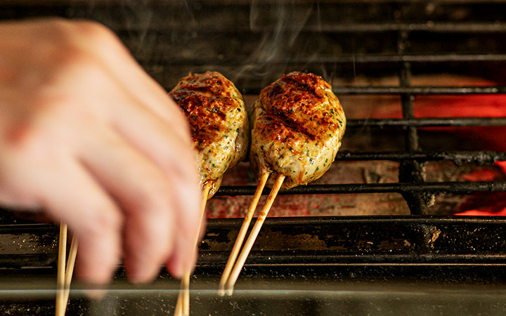 焼き手元